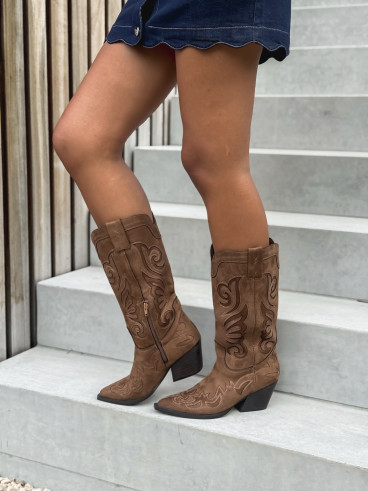 Santiags Serafina - Camel Santiags Serafina - Camel