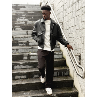 Veste en simili Ricardo - Noir