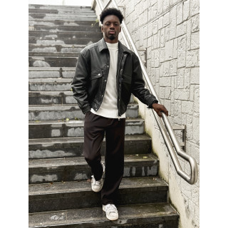 Veste en simili Ricardo - Noir