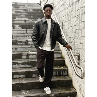 Veste en simili Ricardo - Noir