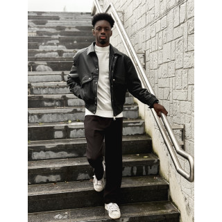 Veste en simili Ricardo - Noir