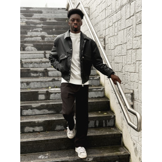 Veste en simili Ricardo - Noir