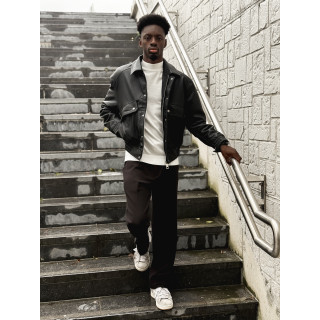 Veste en simili Ricardo - Noir