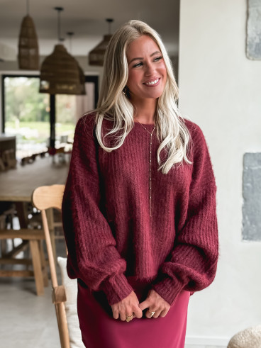 Pull Mariko - Bordeaux