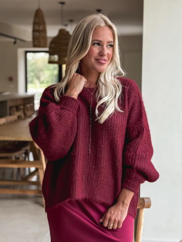 Pull Mariko - Bordeaux