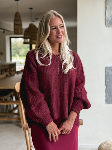 Pull Mariko - Bordeaux