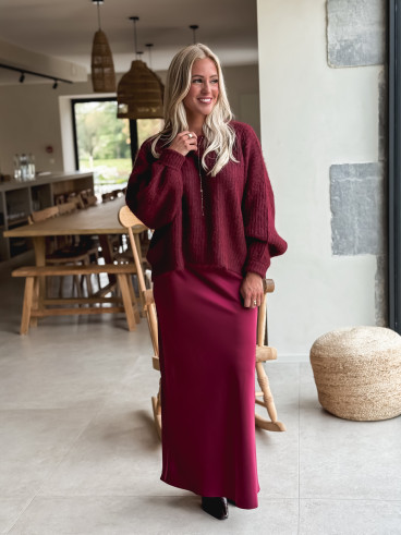 Pull Mariko - Bordeaux