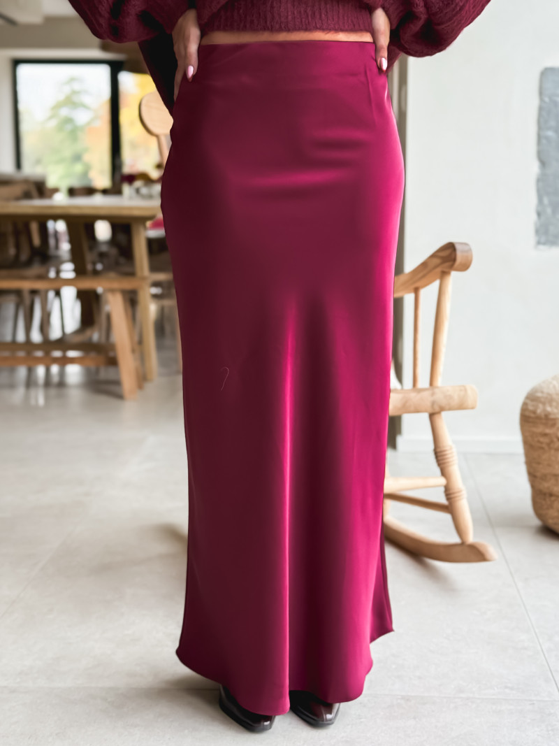 Jupe longue Vaïana - Bordeaux