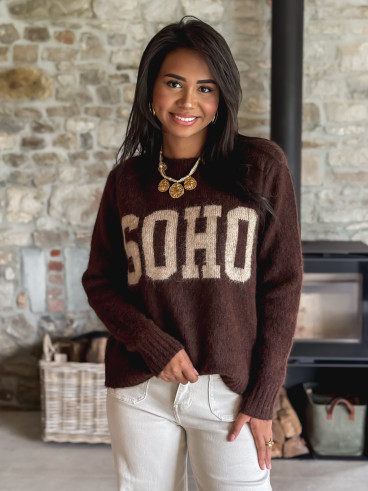 Pull Sohya - Chocolat