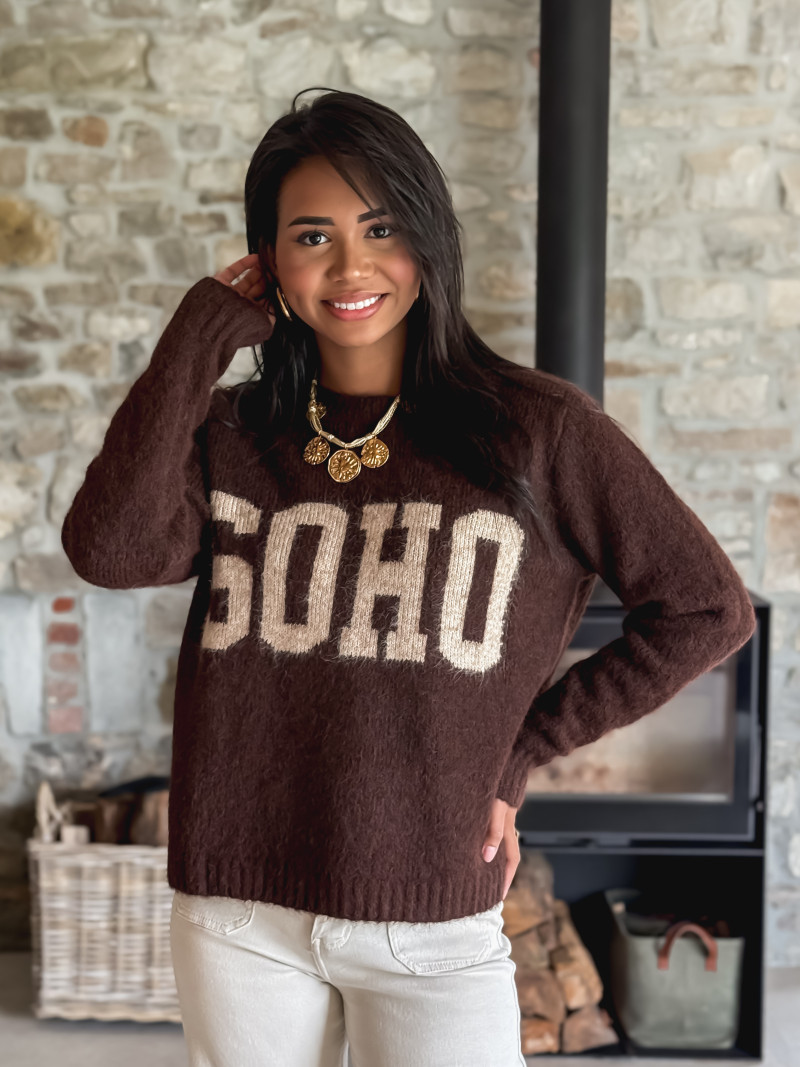 Pull Sohya - Chocolat