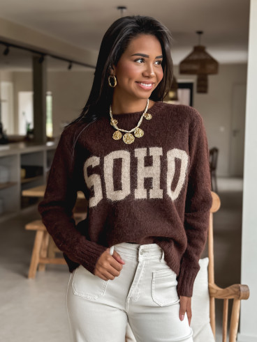 Pull Sohya - Chocolat