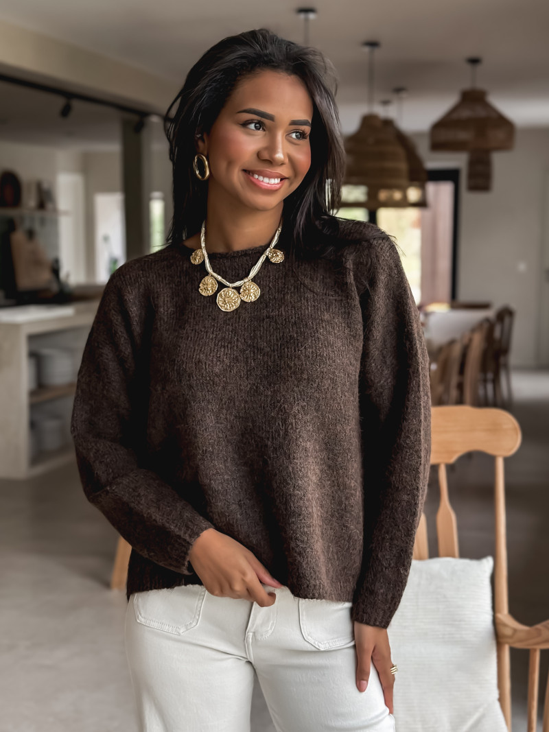 Pull Naora - Chocolat