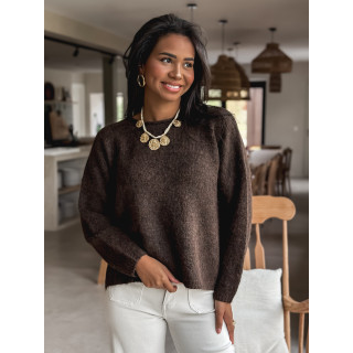 Pull Naora - Chocolat