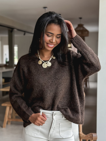 Pull Naora - Chocolat