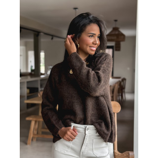 Pull Naora - Chocolat