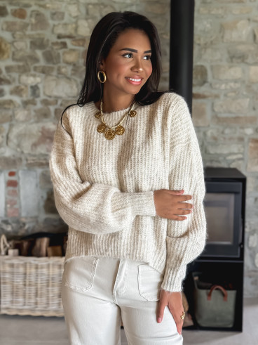 Pull Mariko - Beige