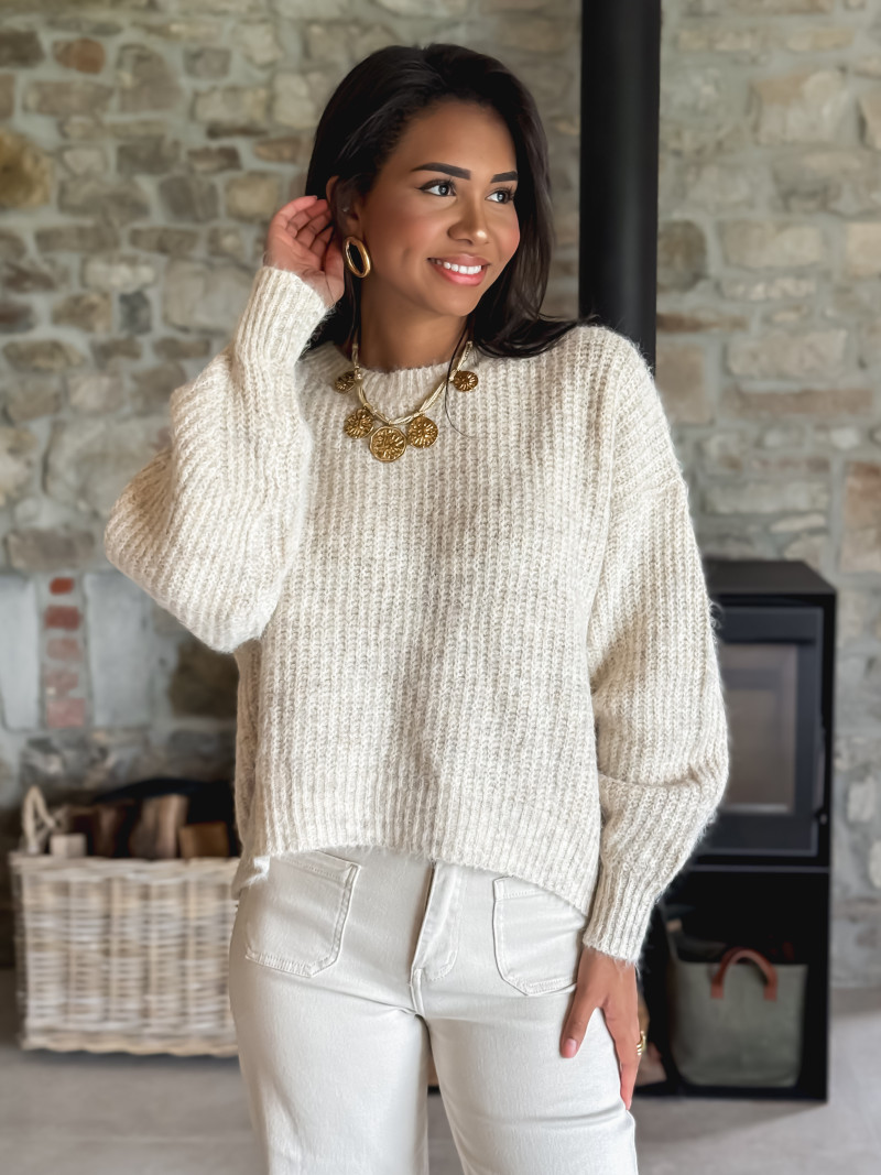 Pull Mariko - Beige