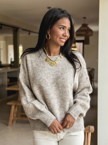 Pull Azélia - Taupe
