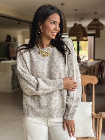 Pull Azélia - Taupe