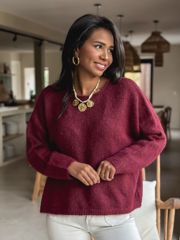 Pull Naora - Bordeaux