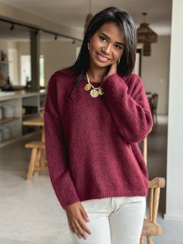 Pull Naora - Bordeaux