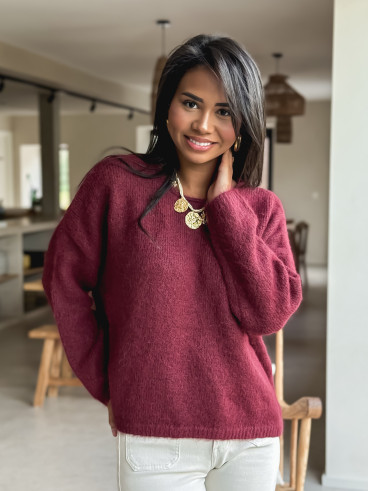 Pull Naora - Bordeaux