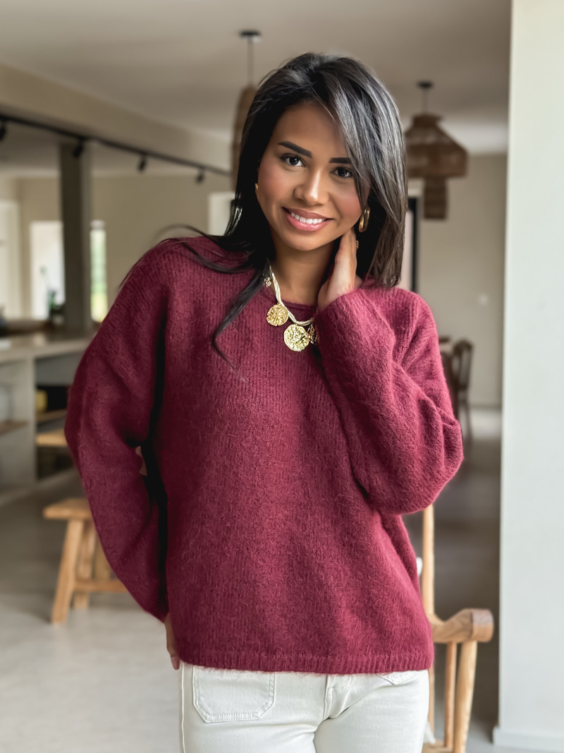 Pull Naora - Bordeaux