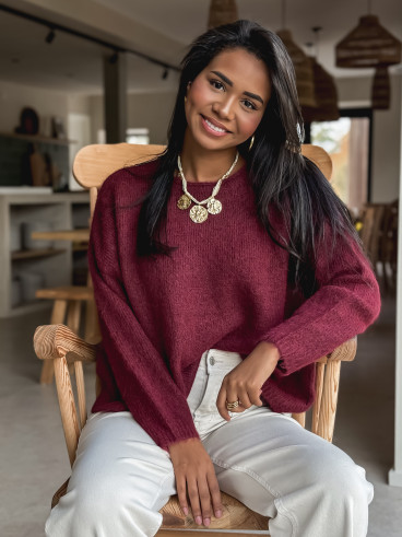 Pull Naora - Bordeaux