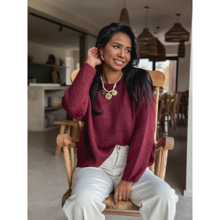 Pull Naora - Bordeaux
