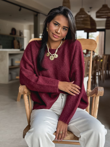 Pull Naora - Bordeaux