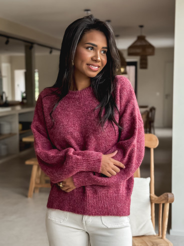 Pull Azélia - Bordeaux