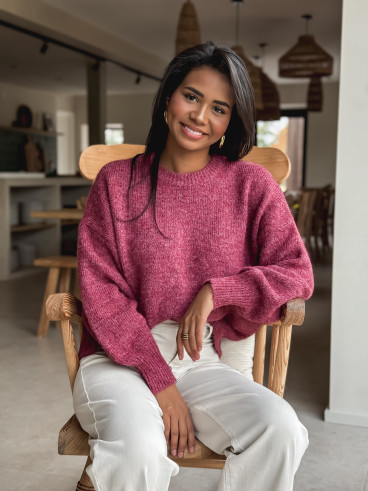 Pull Azélia - Bordeaux