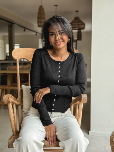 Blouse Valérya - Noir