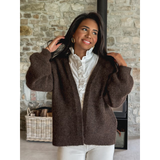 Gilet Sohana - Chocolat