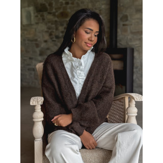 Gilet Sohana - Chocolat