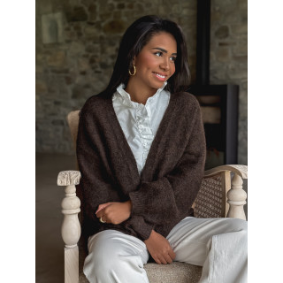 Gilet Sohana - Chocolat