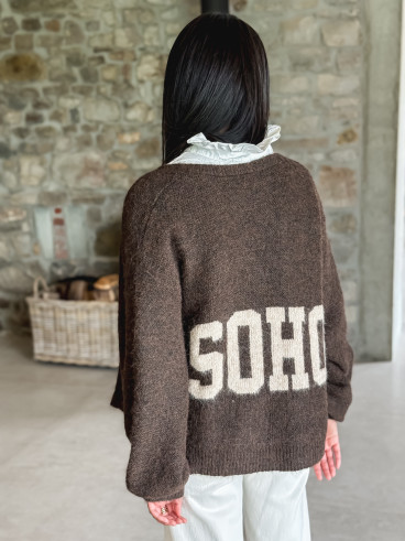Gilet Sohana - Chocolat