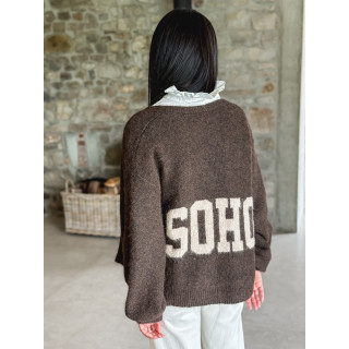 Gilet Sohana - Chocolat