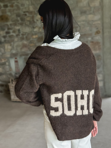 Gilet Sohana - Chocolat