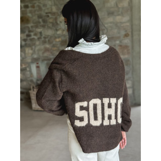 Gilet Sohana - Chocolat
