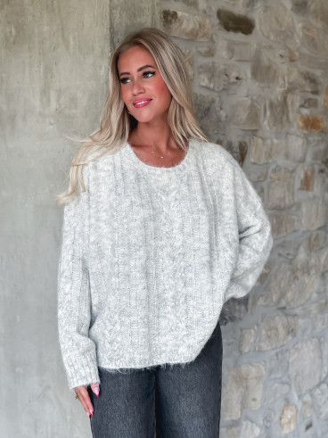 Pull Caissy - Gris Chiné