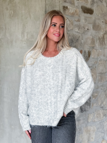 Pull Caissy - Gris Chiné