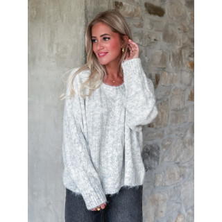 Pull Caissy - Gris Chiné