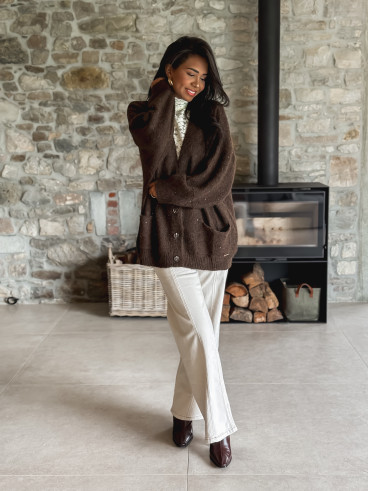 Blouse à motifs Otilya - Ecru Blouse à motifs Otilya - Ecru