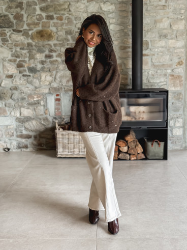 Blouse à motifs Otilya - Ecru Blouse à motifs Otilya - Ecru