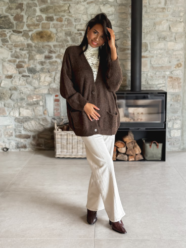 Blouse à motifs Otilya - Ecru Blouse à motifs Otilya - Ecru