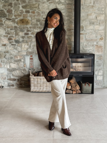 Blouse à motifs Otilya - Ecru Blouse à motifs Otilya - Ecru