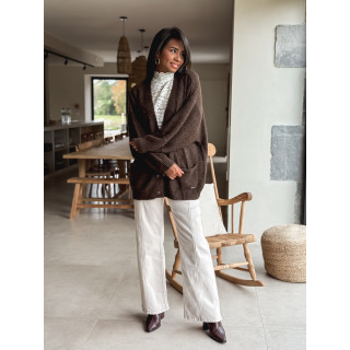 Blouse à motifs Otilya - Ecru