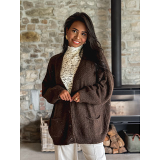 Gilet Ilanna - Chocolat