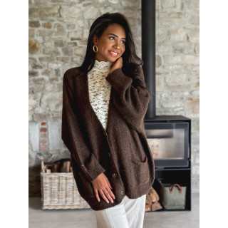 Gilet Ilanna - Chocolat